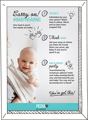 Carry on! #Babywearing